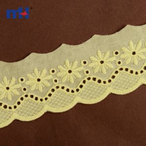 Cotton embroidery lace trim