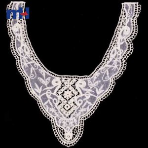 Solid Embroidery Lace Collar