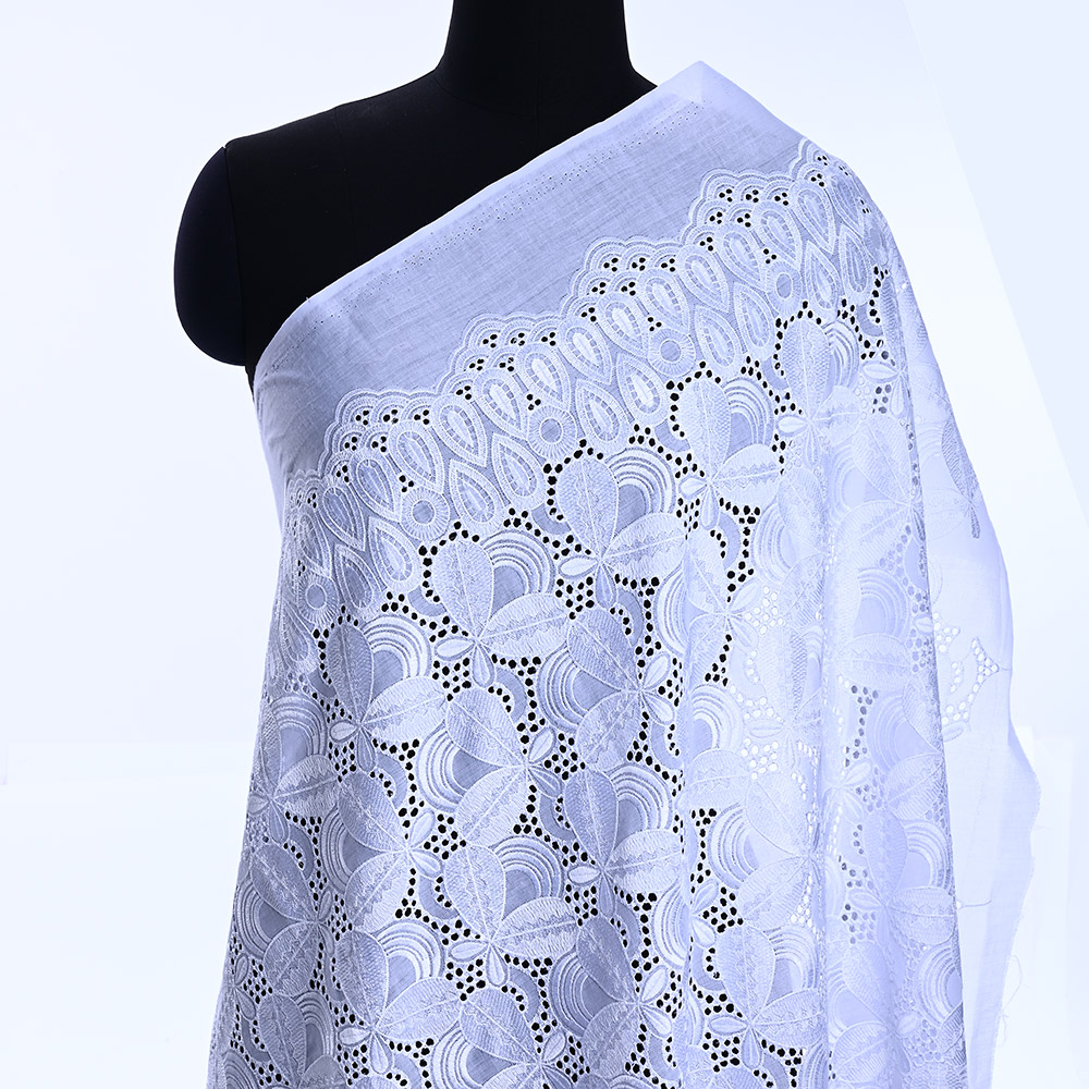 White lace fabric drape XFM4144
