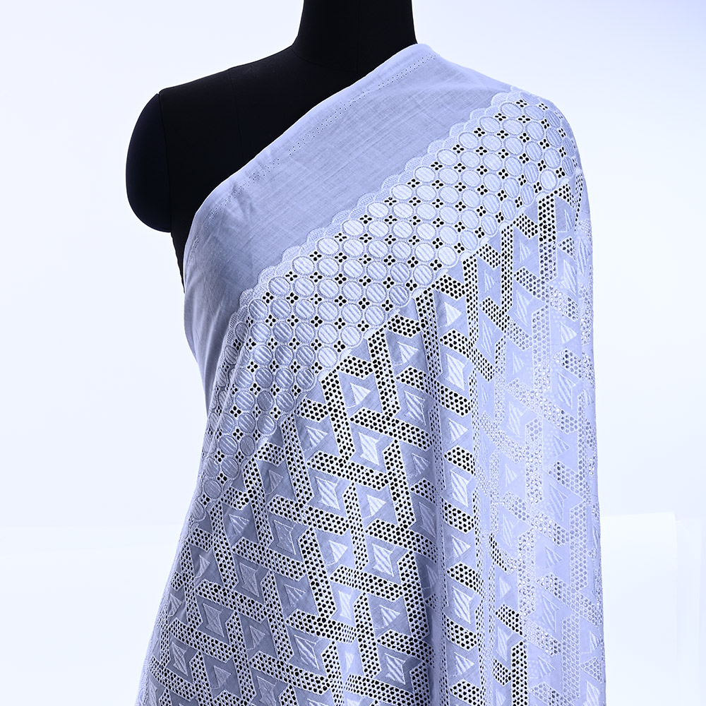 White lace fabric drape XFM4145