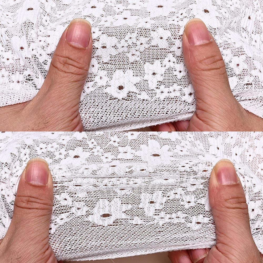 Alençon Lace Fabric – Floral Polyester Spandex Lace for Bridal & Fashion