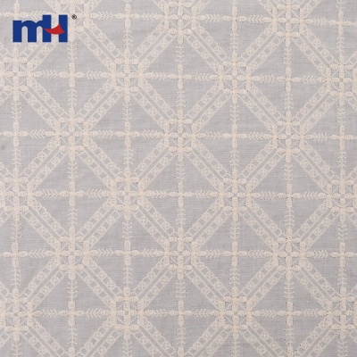 Embroidered Cotton Lace Fabric
