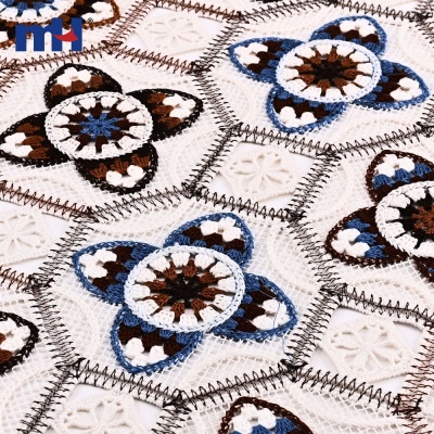 Colorful Cotton Guipure Lace Fabric
