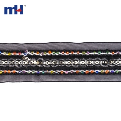 Beads and Sequins Lace