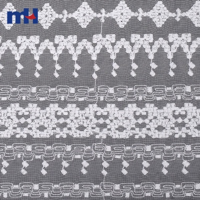 Net Embroidery Lace Fabric