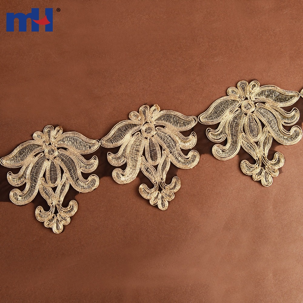 Embroidery organza lace