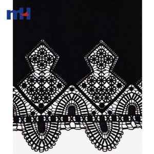 water soluble cotton lace fabric