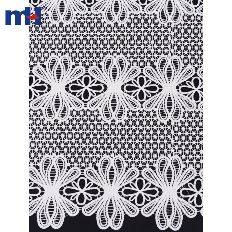 cotton embroidery chemical lace fabric
