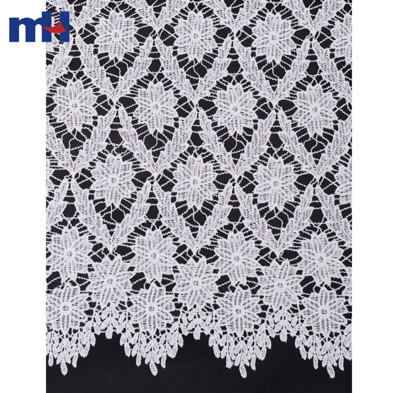 cotton water soluble chemical lace fabric