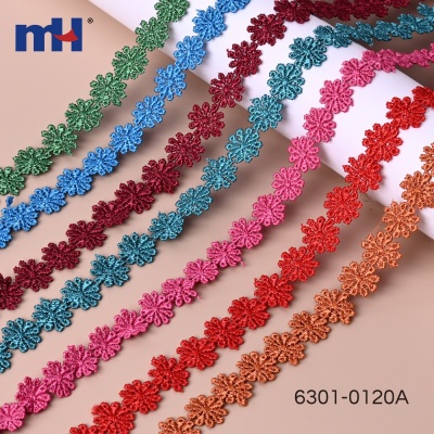 Daisy Flower Embroidery Lace Ribbon