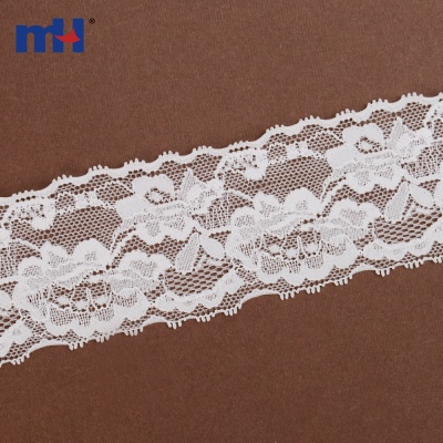 Elastic Soft Nylon Tricot Lace Trim