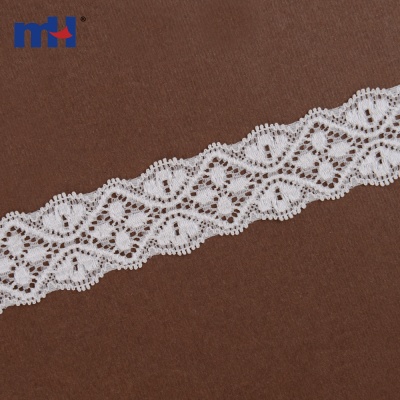 New Style Elastic Nylon Tricot Lace