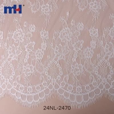 French Alencon Lace Fabric