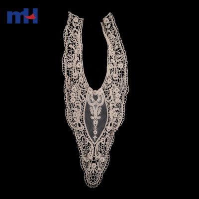 Solid Embroidery Lace Collar