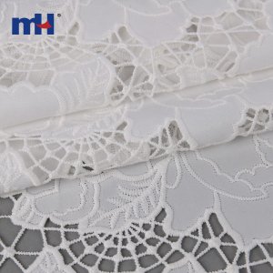 MJ10277-Laser Cutted Embroidery Lace Fabric