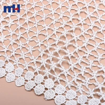 Water Soluble Floral Lace Fabric
